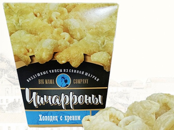 Чичарроны со вкусом холодца и хрена в Химках