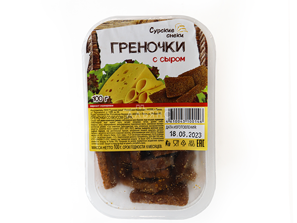 Сурские гренки со вкусом Сыра (100 гр) в Химках