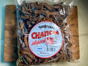 Рыбные снеки: Снапсы хворост 