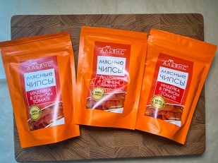 Сом (бабочка) холодного копчения: Мясо (АЛЬЯНС) вяленое индейка 