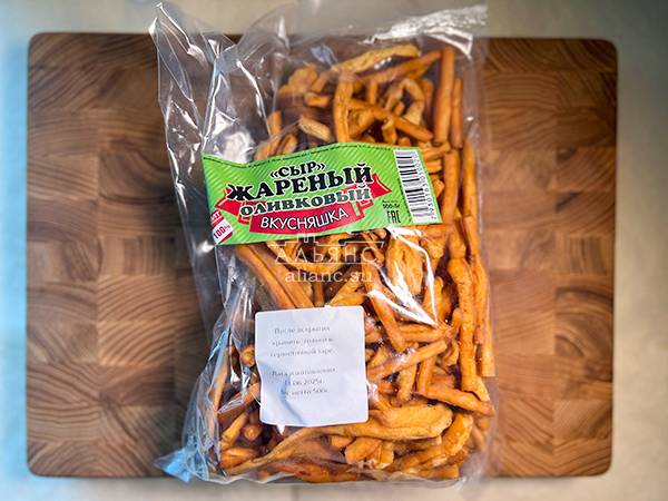 Жареный сыр "ВКУСНЯШКА" (Оливковый) 500гр. в Химках