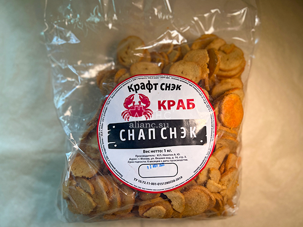 Снапсы ПШЕНИЧНЫЕ "Краб" в Химках