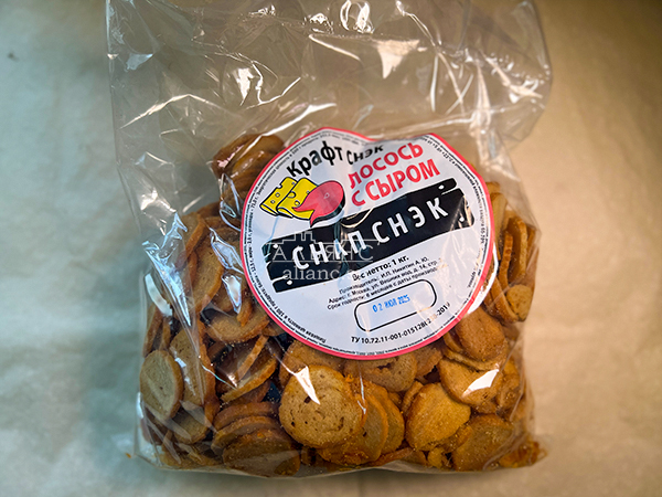 Снапсы ПШЕНИЧНЫЕ "Лосось с сыром" в Химках