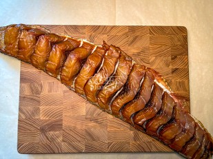 Шашлычок из сома холодного копчения: Юкола Толстолобика х/к