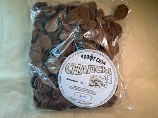 Фрайчизы со вкусом чеснок (100 гр.): СНАПСЫ гренки со вкусом холодец и хрен