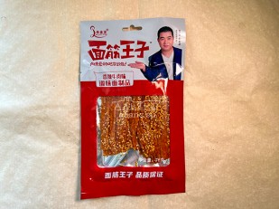 Фисташки: Мучные полоски КРАСНЫЕ со вкусом пряной говядины 76 гр