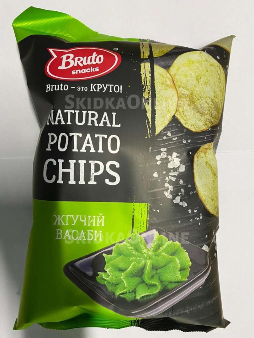 Картофель «Бруто» со вкусом васаби 130 гр. в Химках