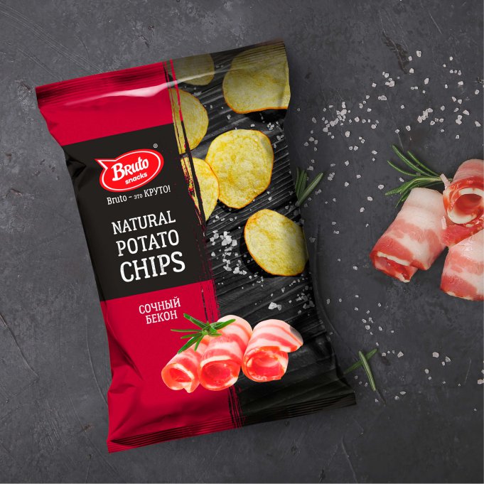 Картофель «Бруто» со вкусом бекона 70 гр. в Химках