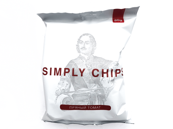 Картофельные чипсы "Simple chips" Пряный томат 80 гр. в Химках
